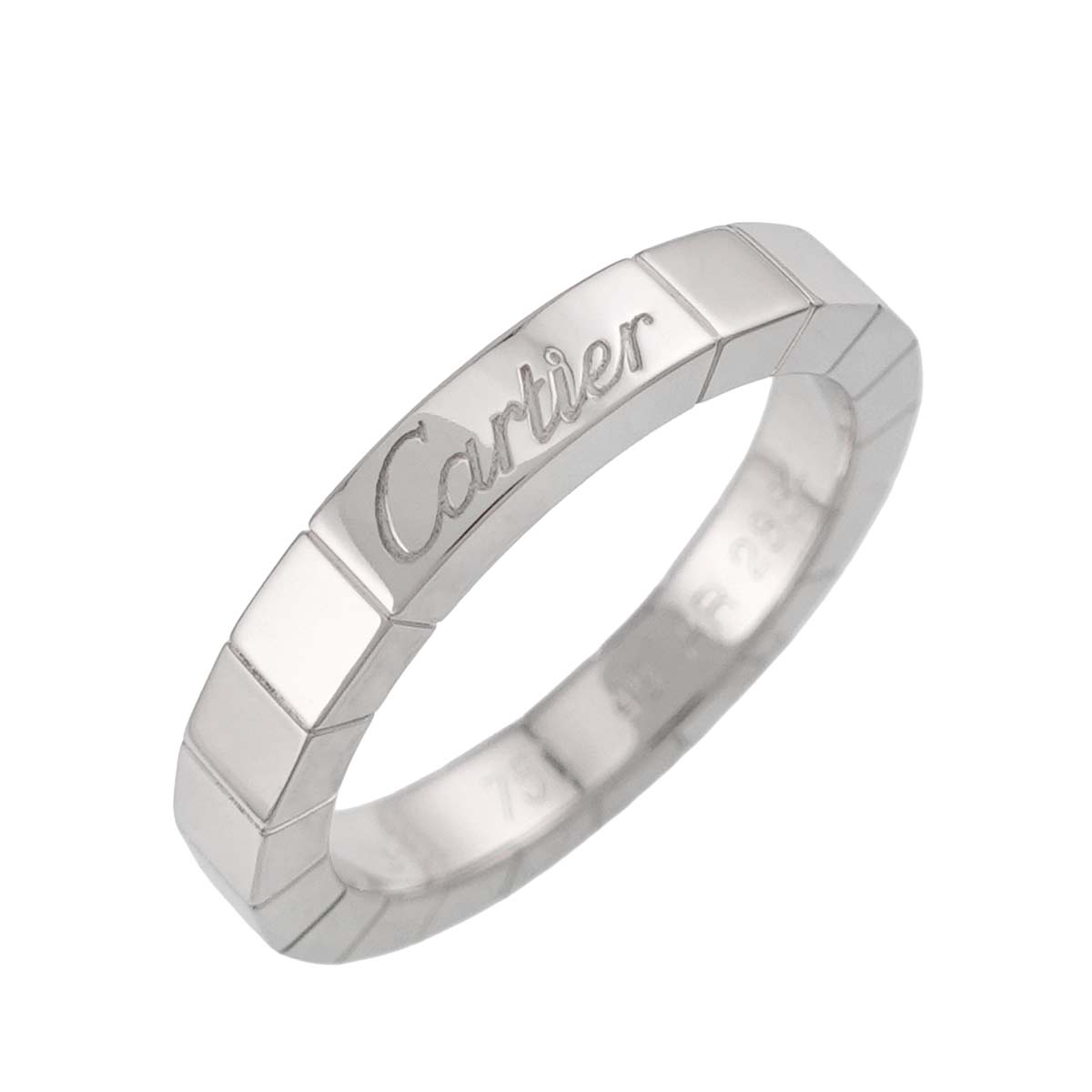 Laniere Ring 18K White Gold 750 Size49 4.5-4.75(US)