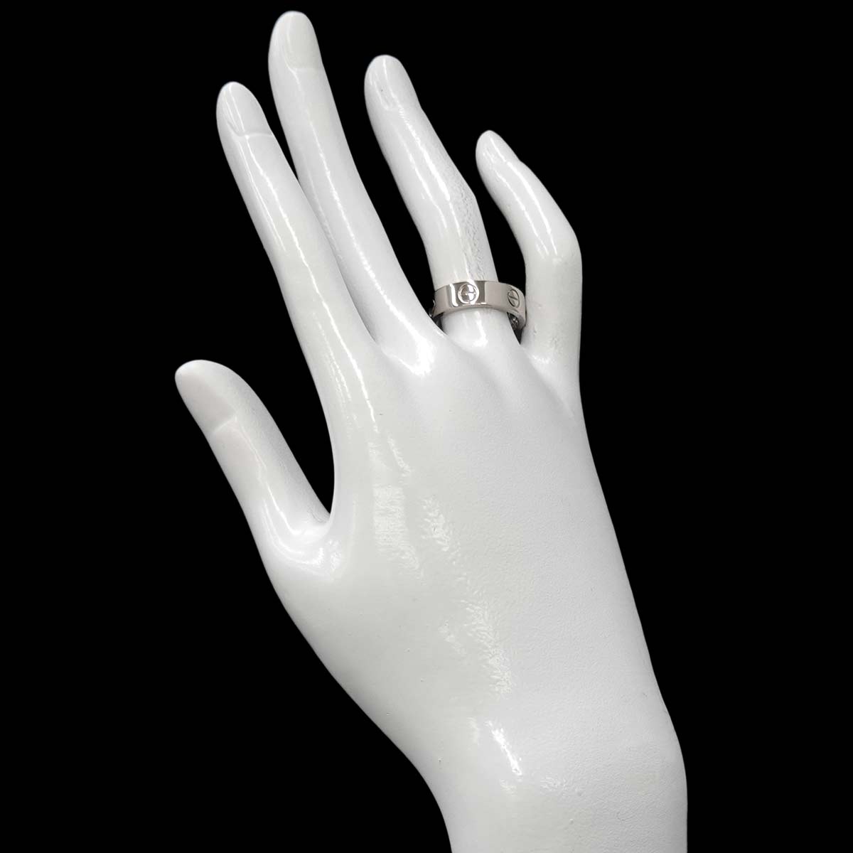 Love Classic Ring 18K White Gold 750 size53 6-6.25(US)