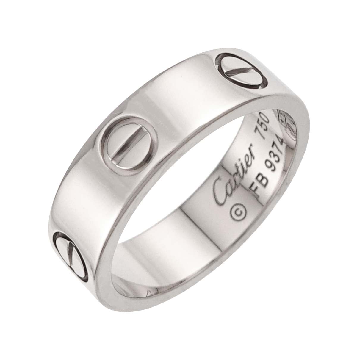 Love Classic Ring 18K White Gold 750 size53 6-6.25(US)