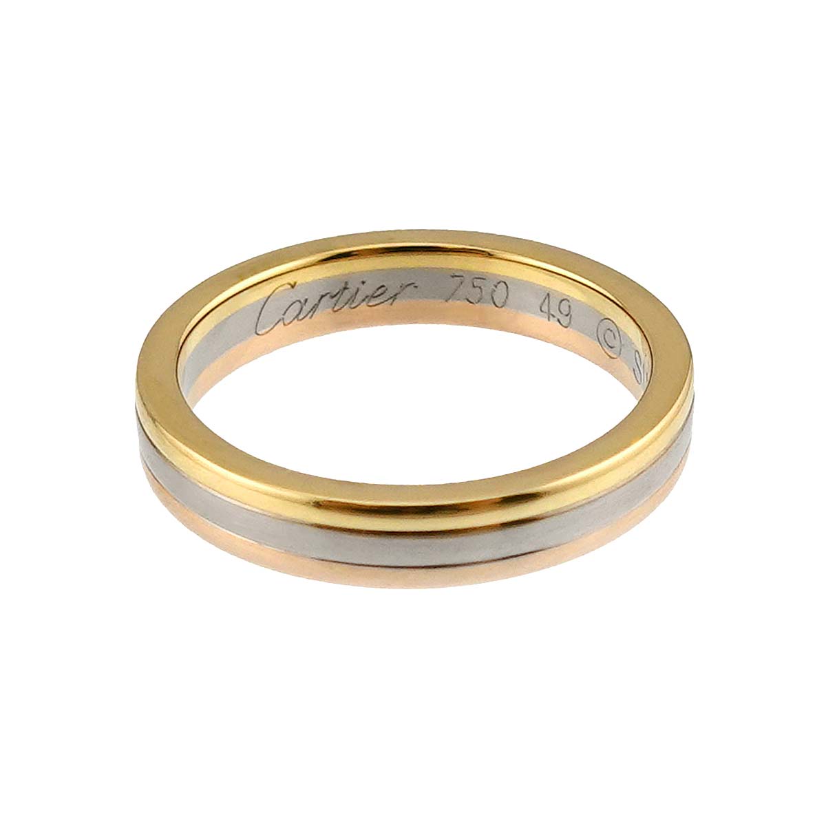 Vendome Ring 18K YG WG PG 750 size49 4.5-4.75(US)
