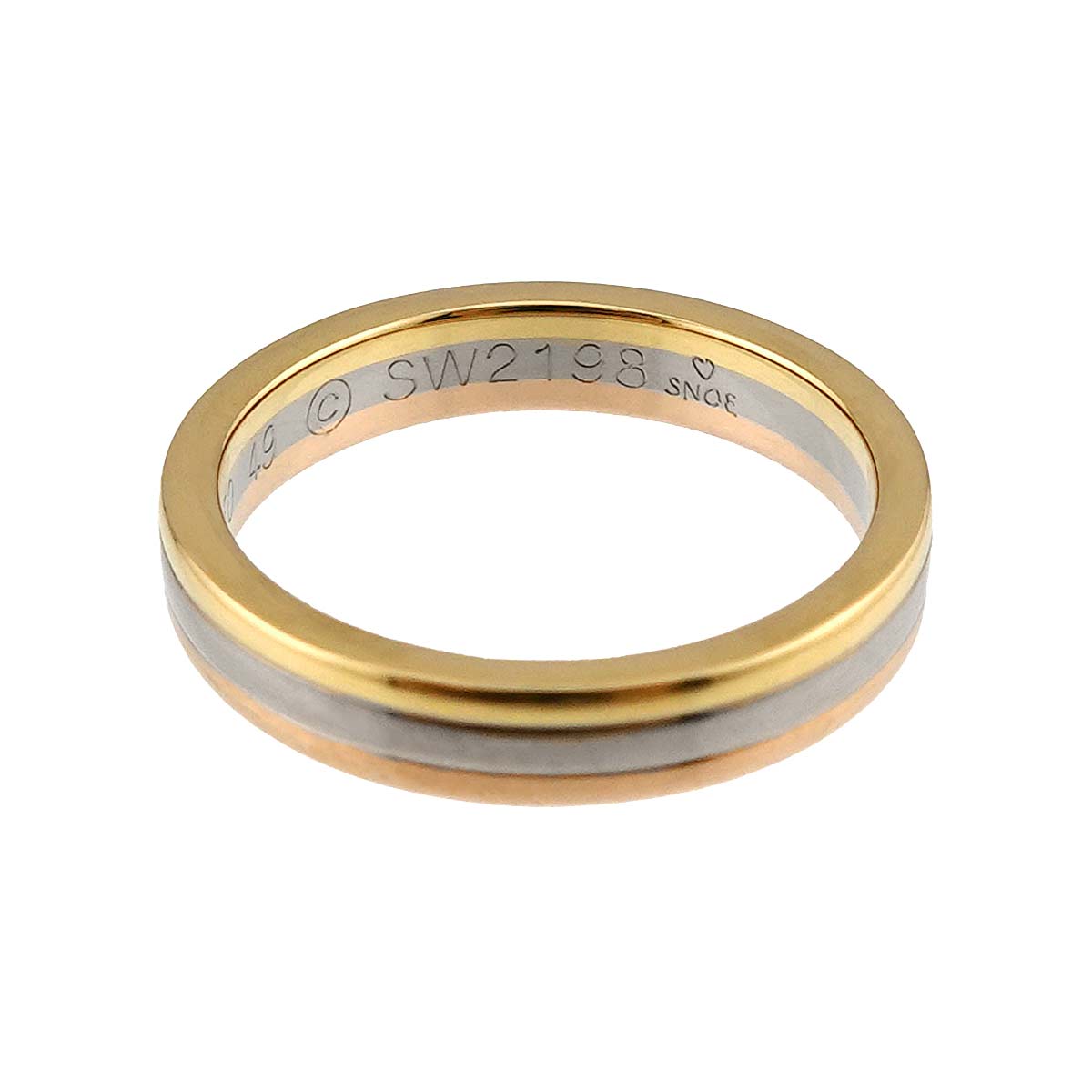 Vendome Ring 18K YG WG PG 750 size49 4.5-4.75(US)