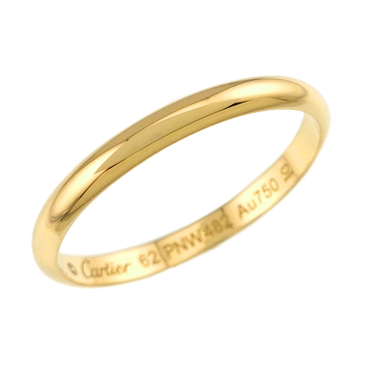 1895 Classic Band Ring 18K YG 750 size62 9.75-10(US)