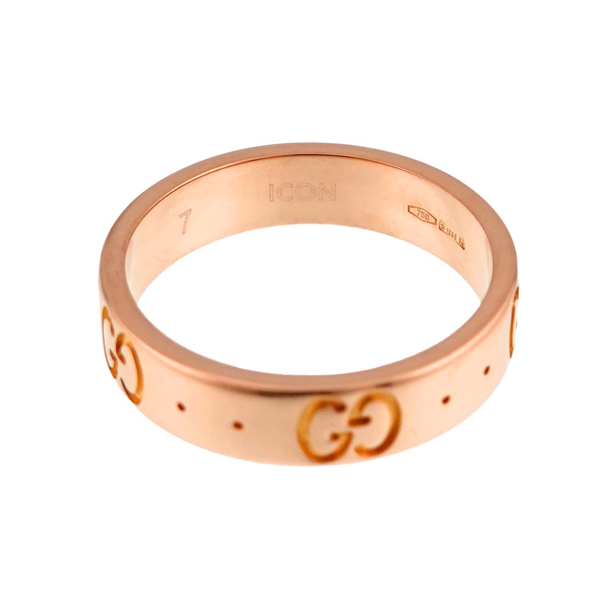Icon Ring 18K PG Pink Gold 750 Size7 4(US)