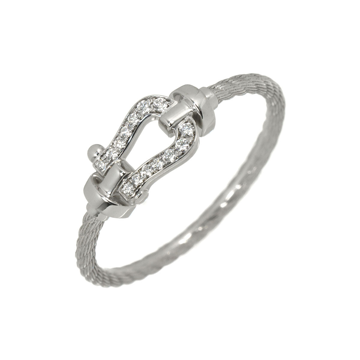 Force 10 Diamond Ring SM 18K White Gold 750 size52 5.75-6(US)