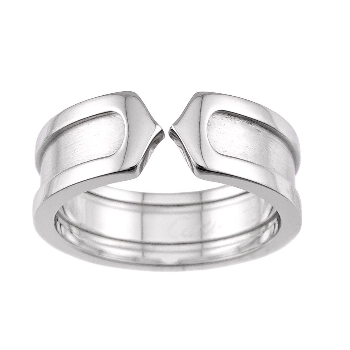 C2 SM Ring 18K WG 750 Size52 5.5-5.75(US)