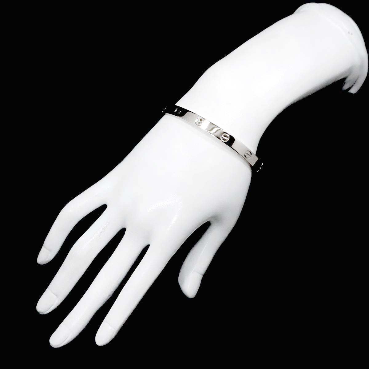 Love Bracelet Open 18K White Gold 750 Size16