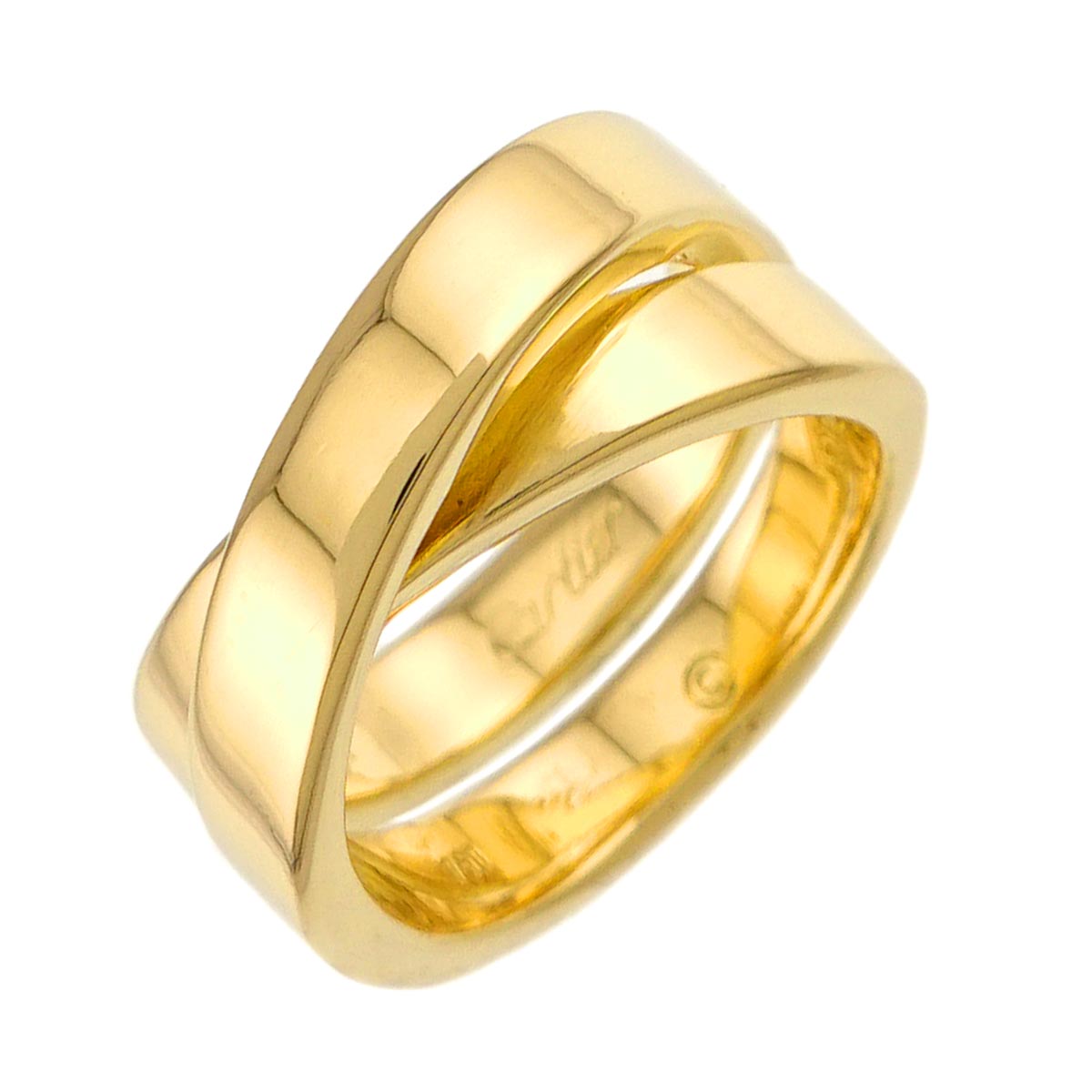 Paris Ring 18K YG Yellow Gold 750 size51 5.5-5.75(US)