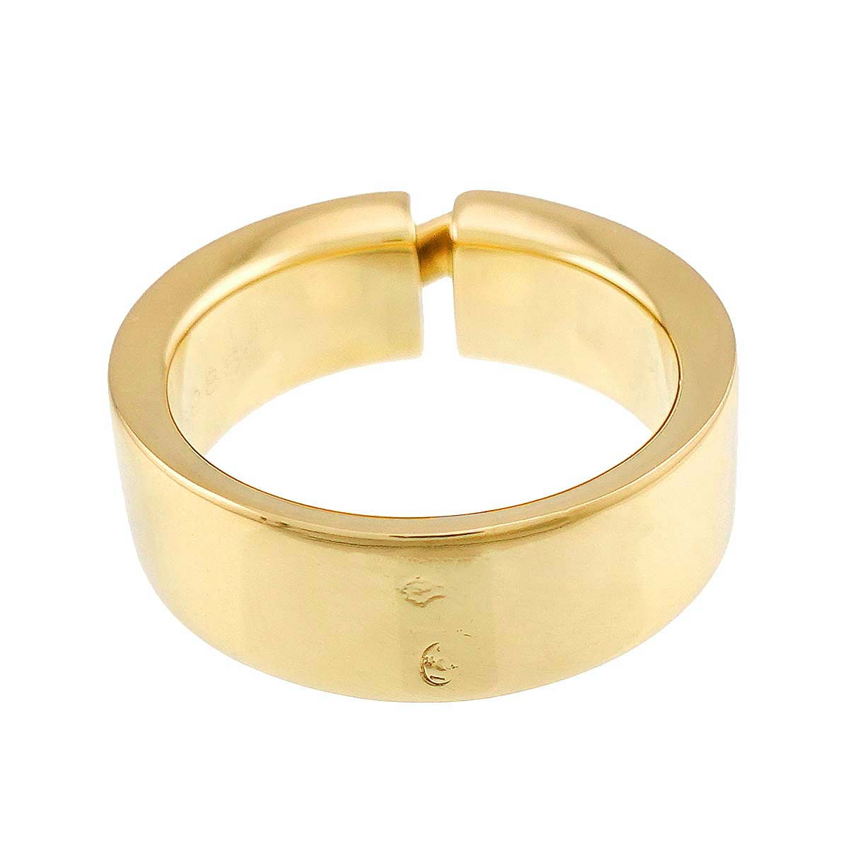Liens Diamond Ring 18K Yellow Gold 750 size5-5.25(US)