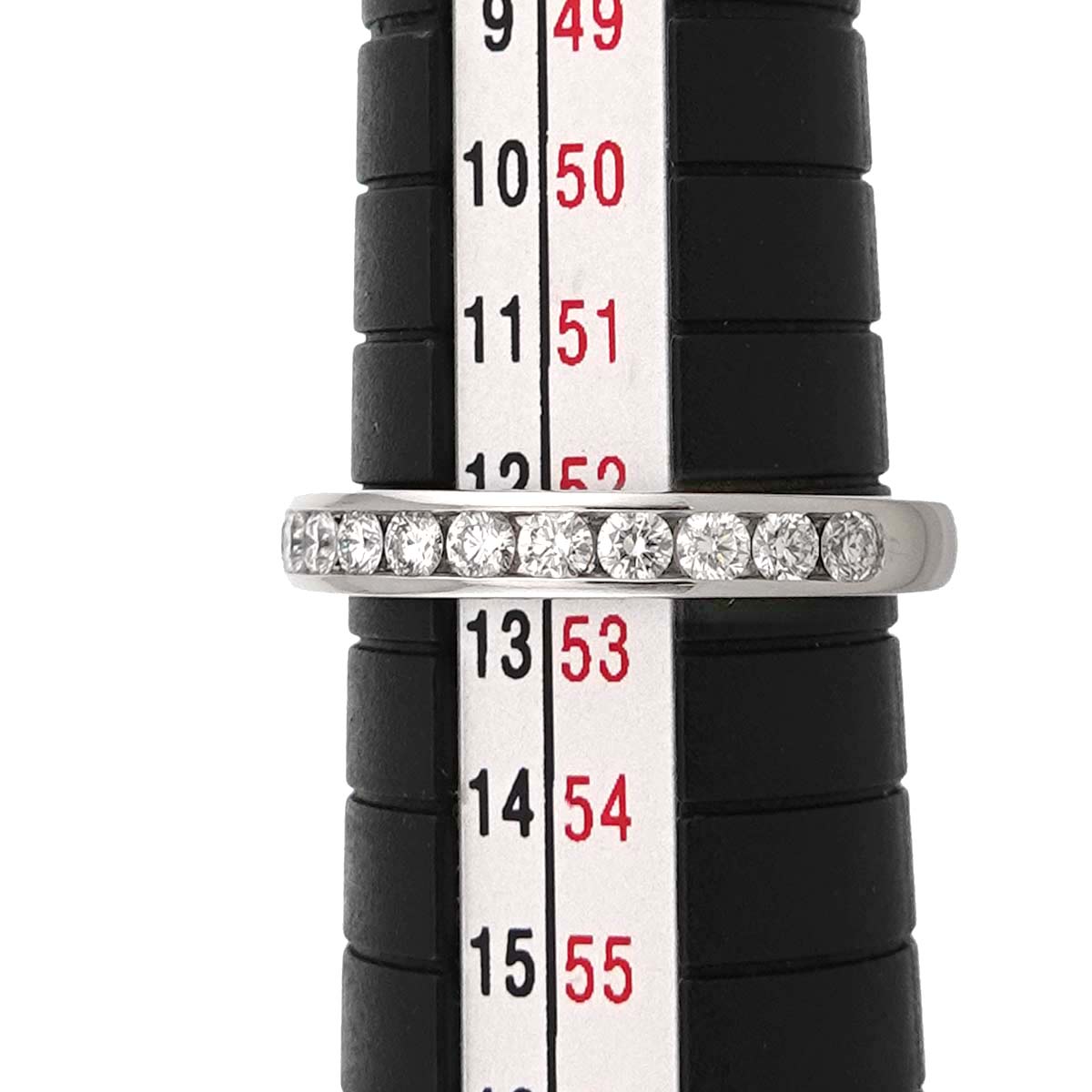 Half Diamond Band Ring Pt Platinum size6-6.25(US)