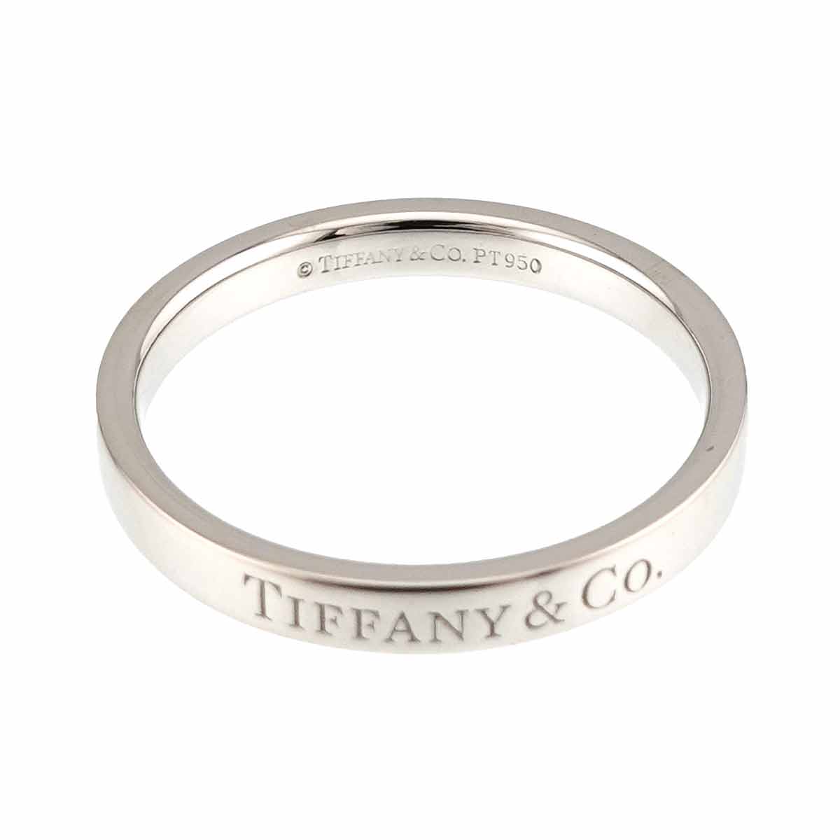 Flat Band Ring Platinum Size8-8.25(US)