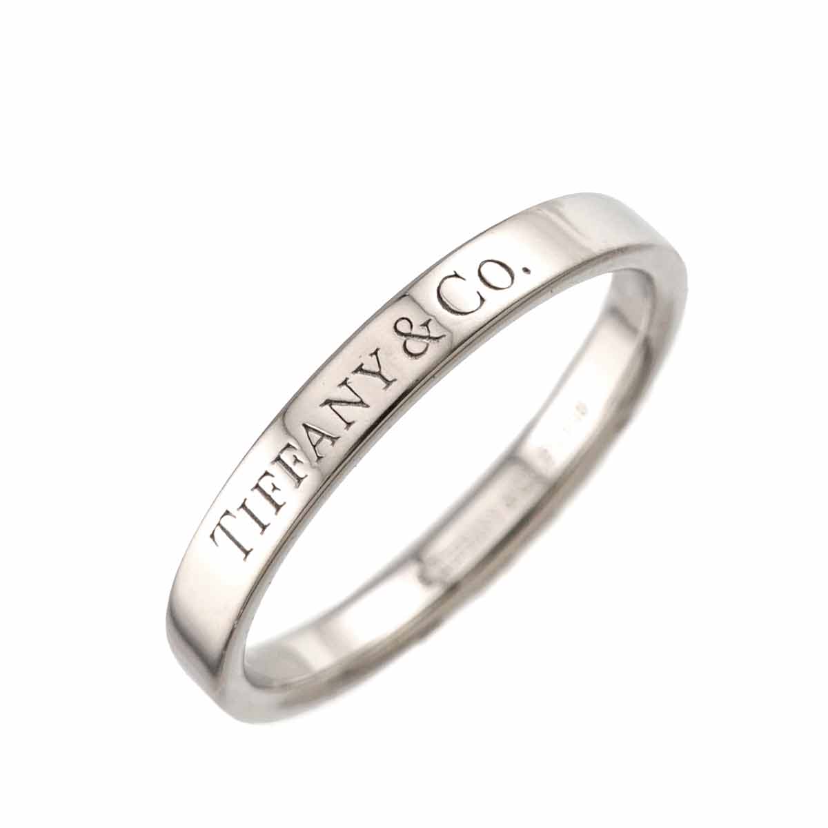 Flat Band Ring Platinum Size8-8.25(US)