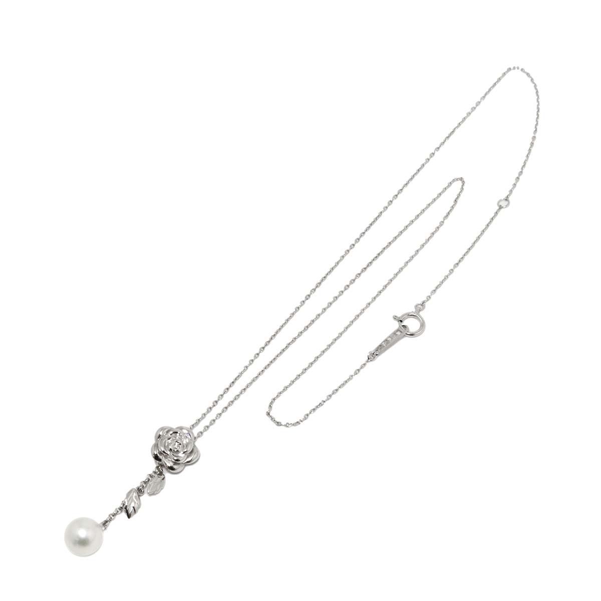 Akoya Pearl 7.5mm Necklace 18K WG 750