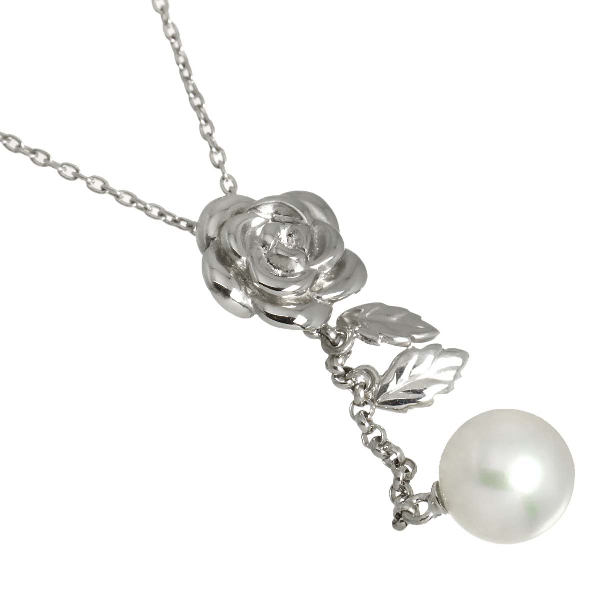Akoya Pearl 7.5mm Necklace 18K WG 750