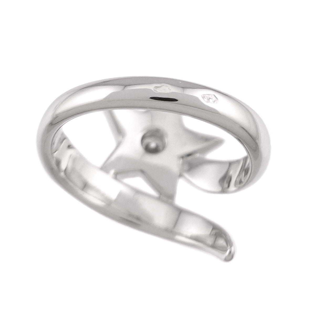 Comet Diamond Ring 18K White Gold 750 size50 5.25(US)