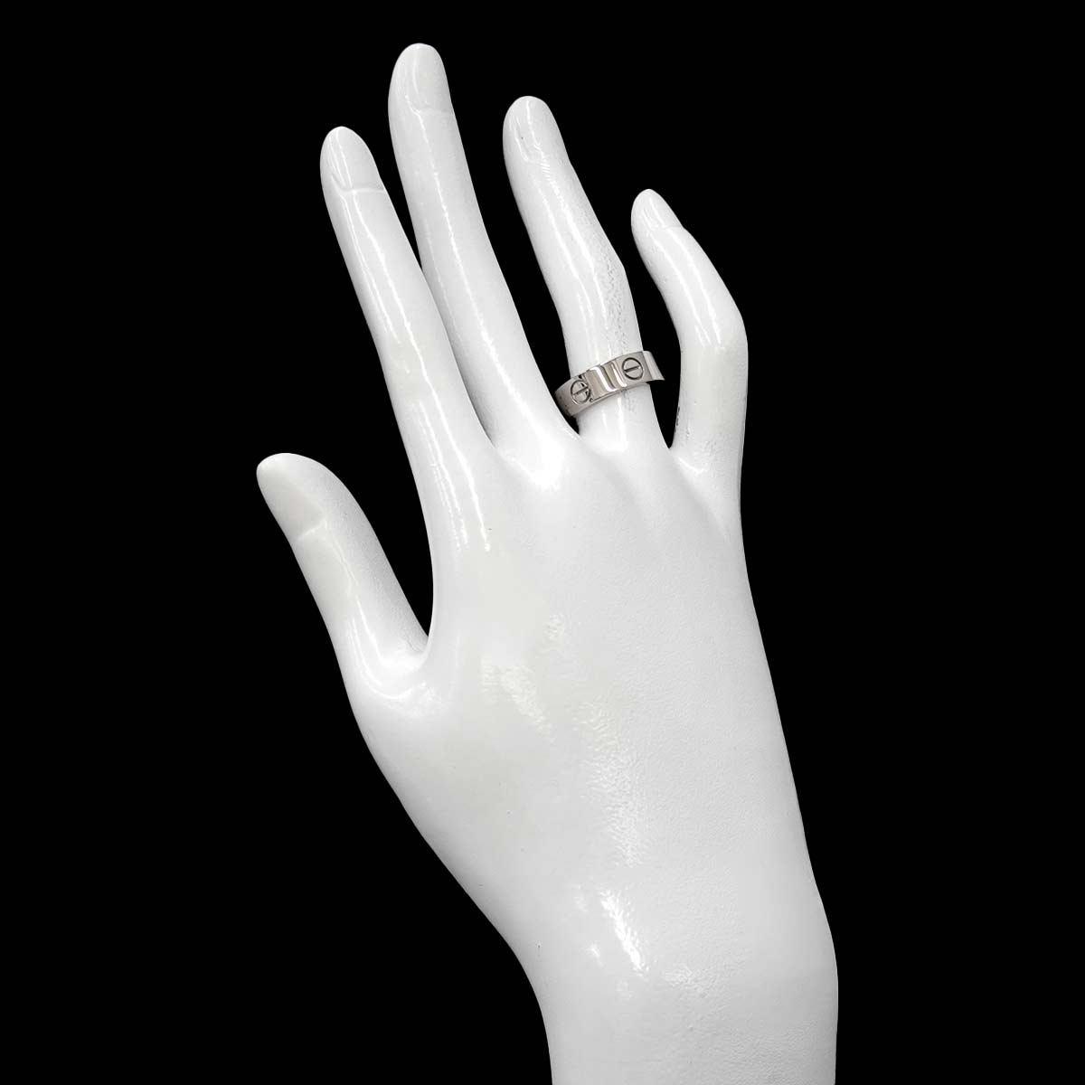Love Ring 18K White Gold 750 size51 5.25-5.5(US)