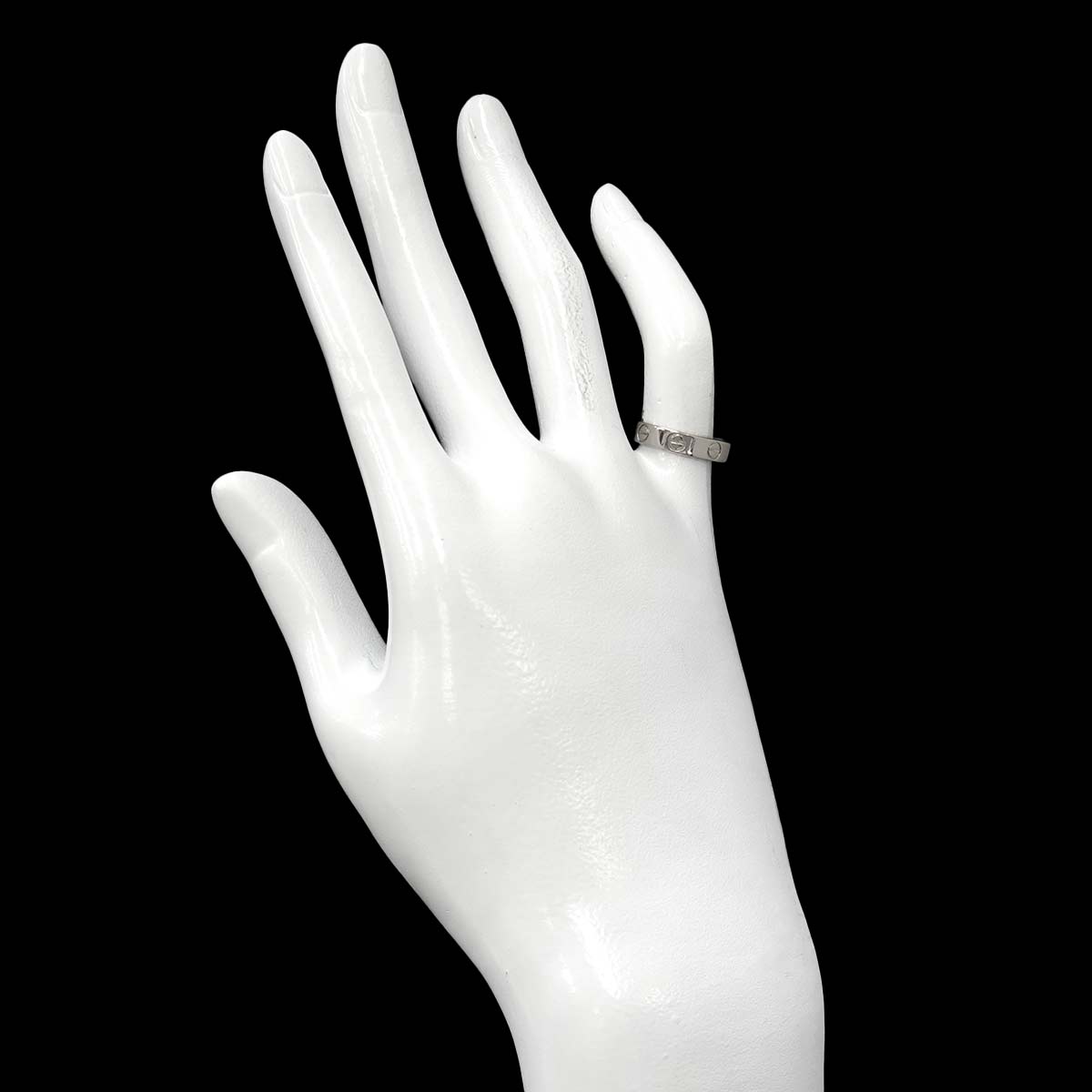 Mini Love Ring 18K White Gold 750 size47 4(US)