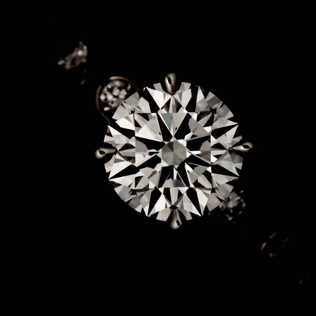 Diamond 1.01ct G/VS1/3EX Ring Pt Platinum Size49 4.75-5(US)