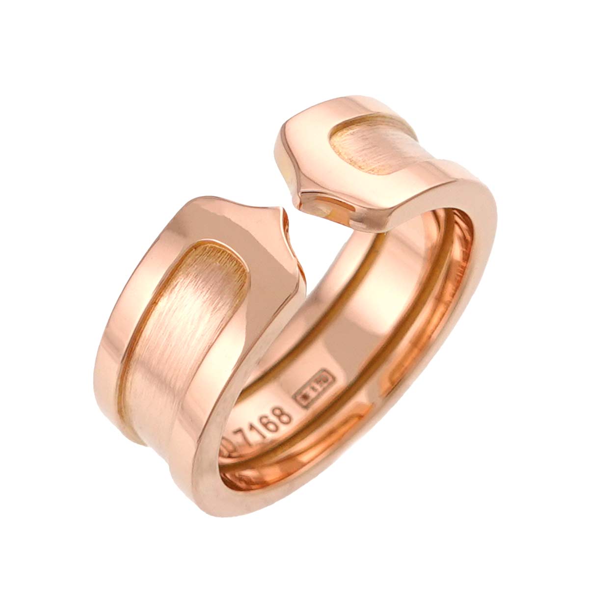 C2 SM Ring 18K PG 750 size48 4-4.5(US)