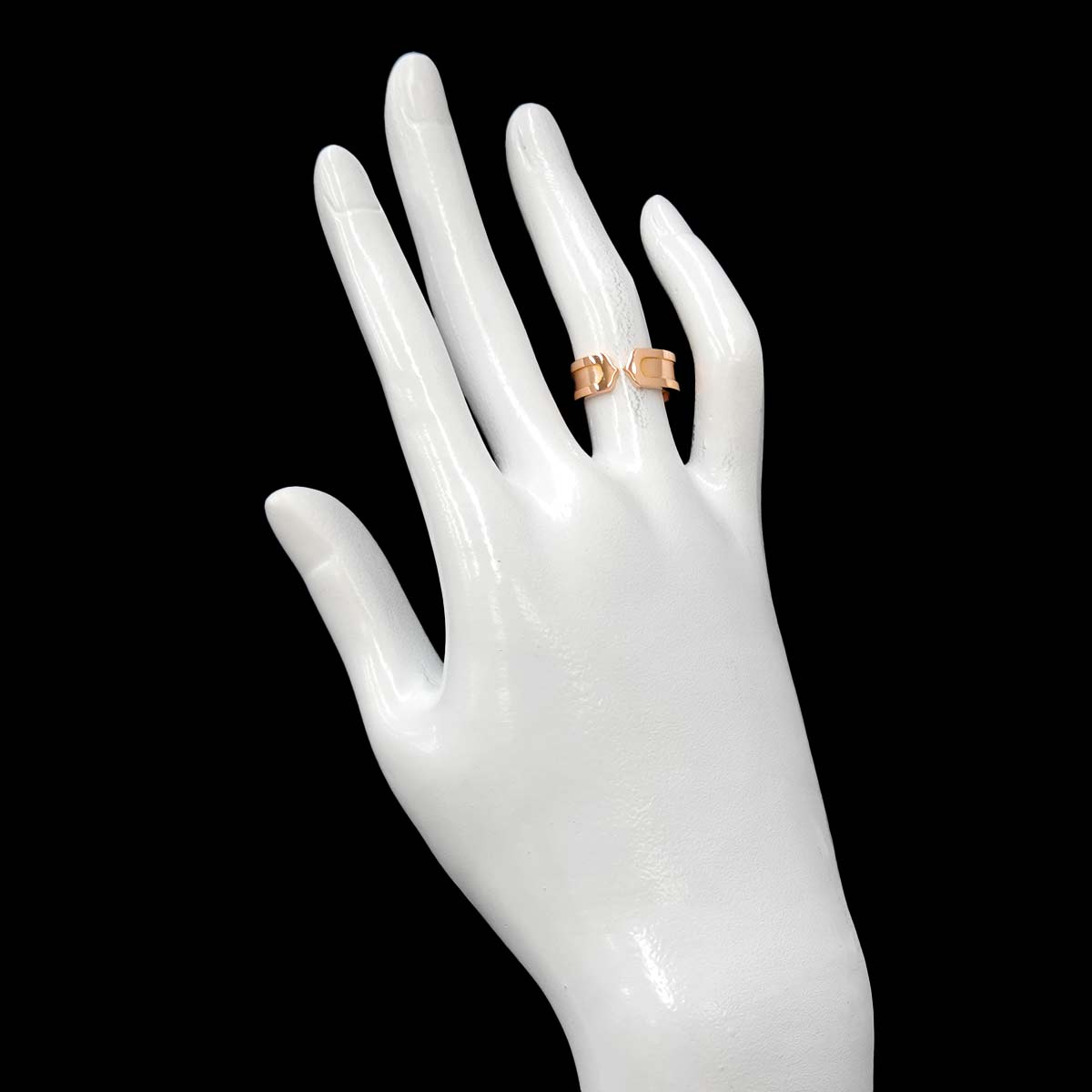 C2 SM Ring 18K PG 750 size48 4-4.5(US)