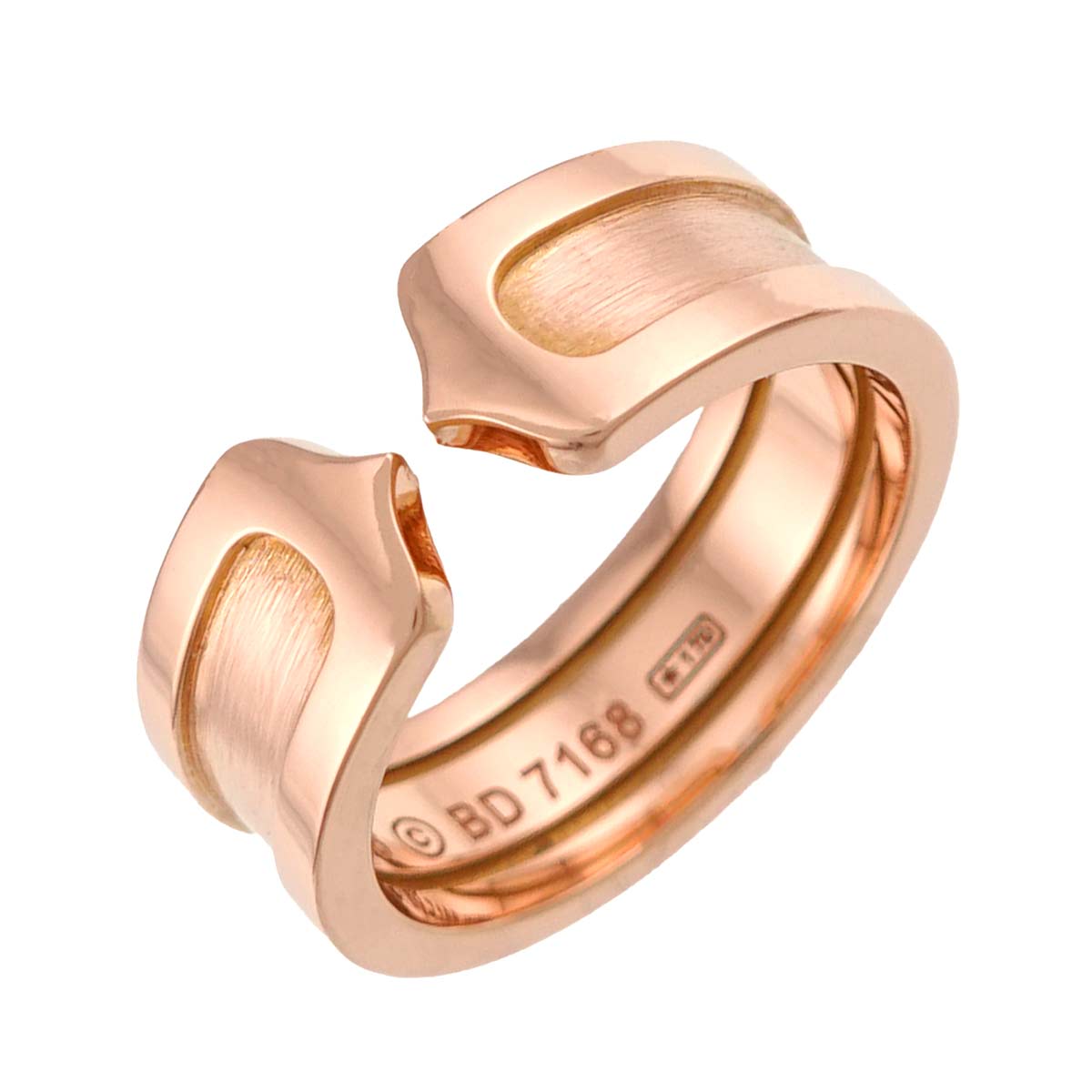 C2 SM Ring 18K PG 750 size48 4-4.5(US)