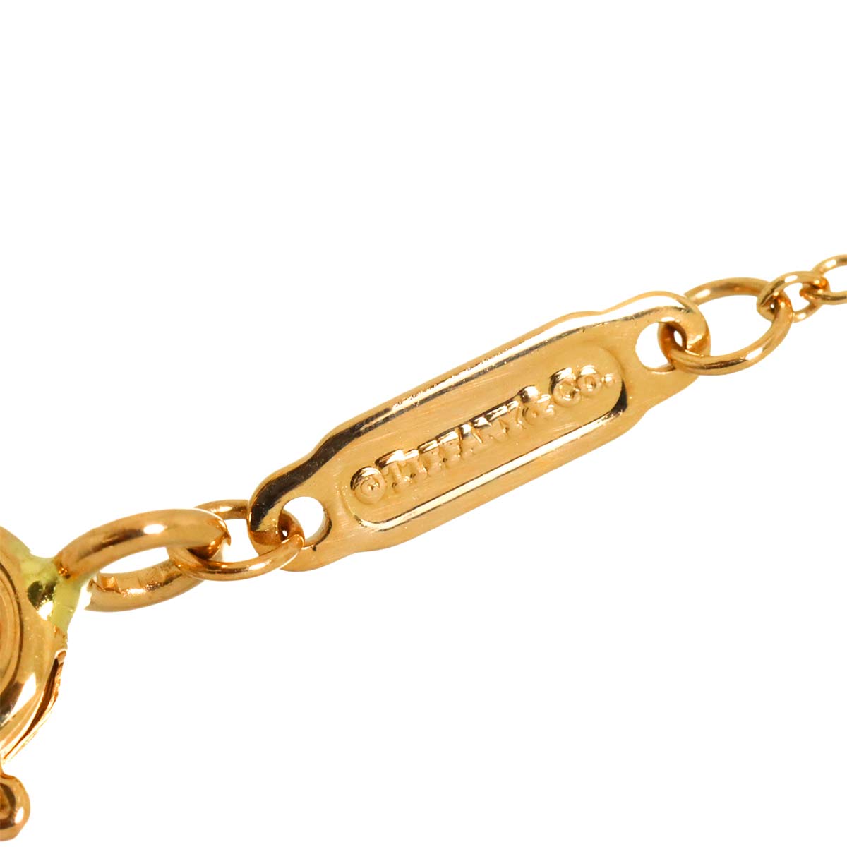 Knot Diamond Necklace 18K Pink Gold 750