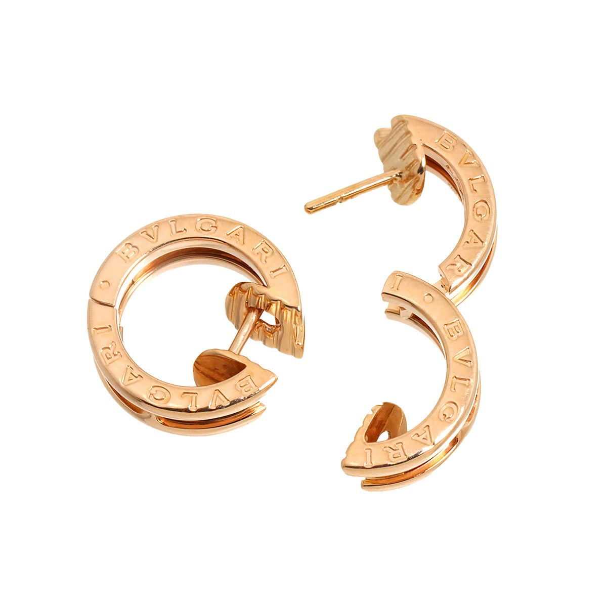 B-ZERO1 Earrings Pierced 18K Pink Gold 750