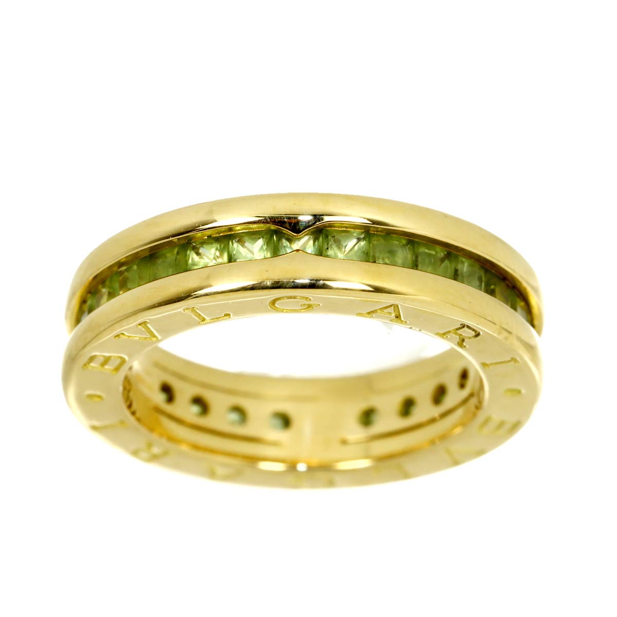 B-ZERO1 1 Band Peridot Ring 18K YG 750 Size48 4.5(US)