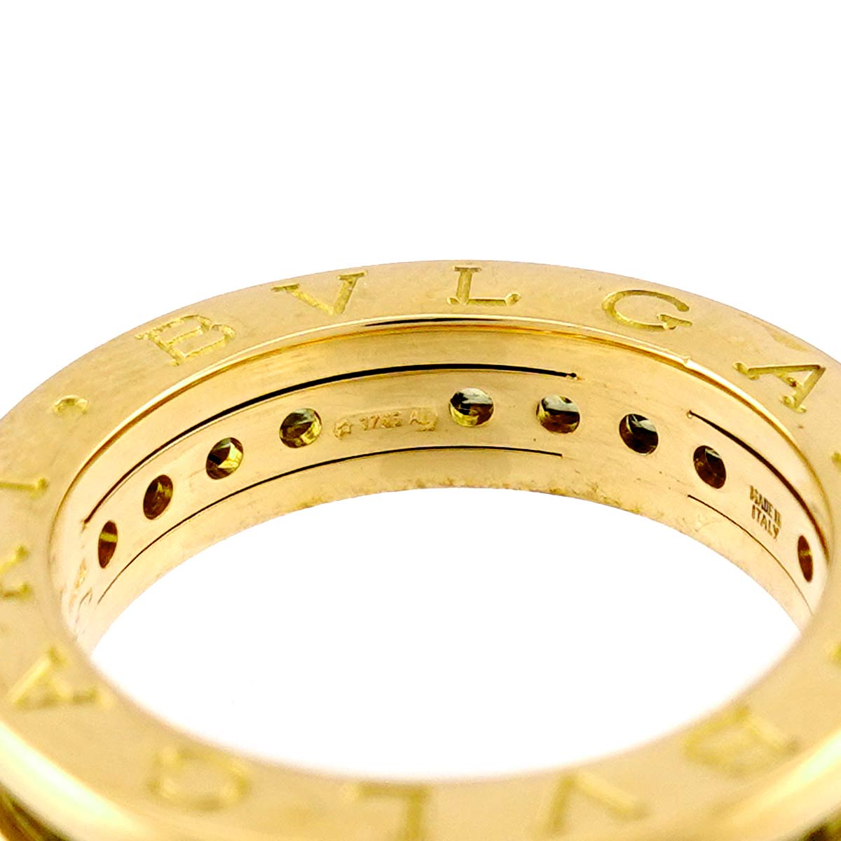 B-ZERO1 1 Band Peridot Ring 18K YG 750 Size48 4.5(US)