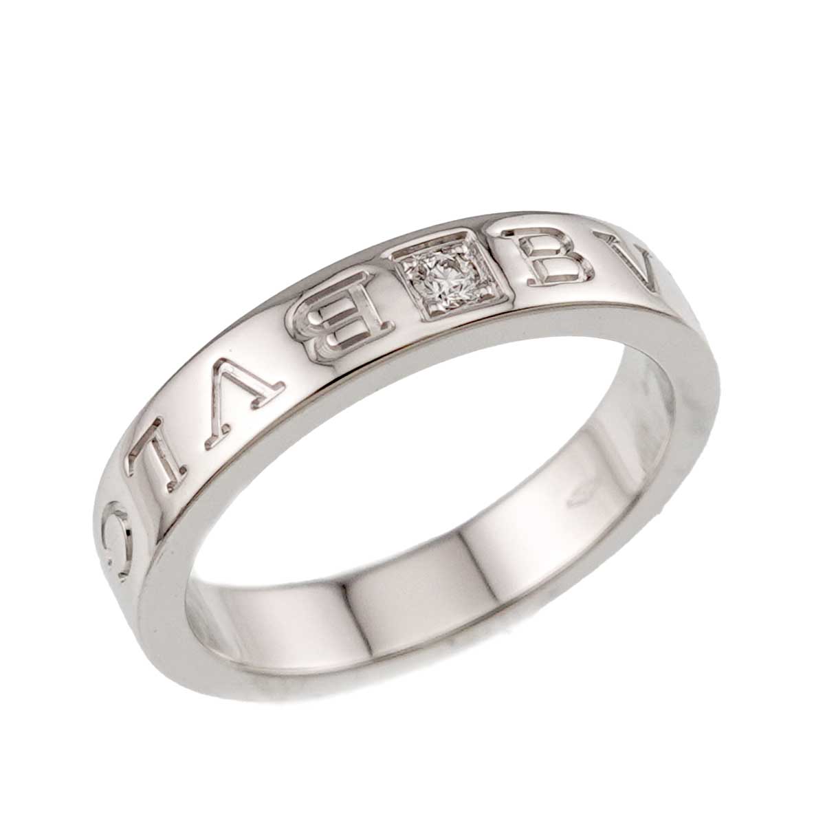 B-ZERO1 Diamond 1P Ring 18K WG 750 size7.25-7.5(US)