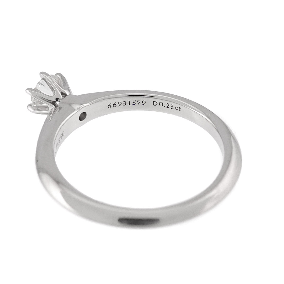 Diamond 0.23ct Ring Pt size4.75-5(US)