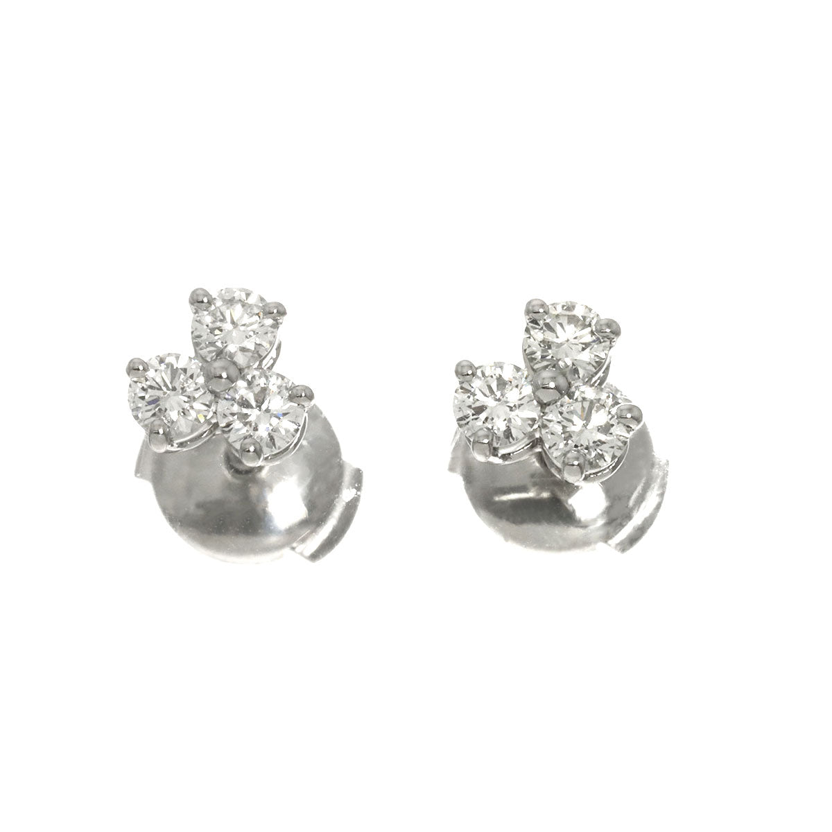 Aria Diamond Earrings Pierced Platinum