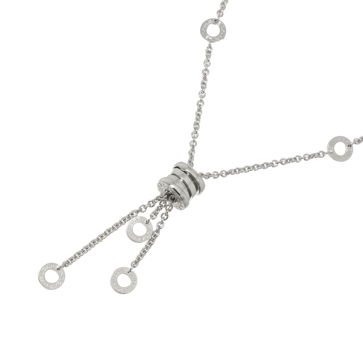 B-zero1 Element Necklace 18K WG White Gold 750