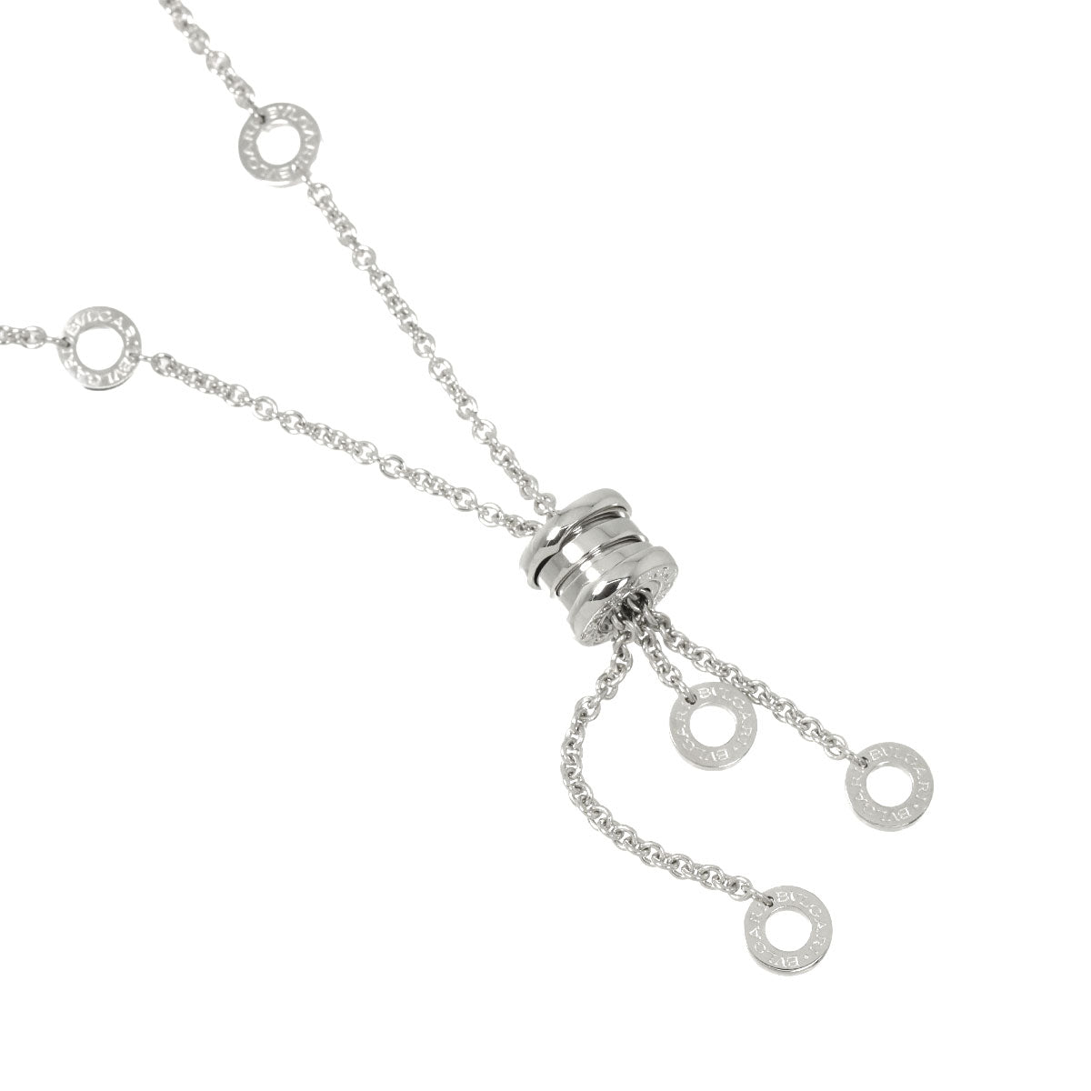 B-zero1 Element Necklace 18K WG White Gold 750