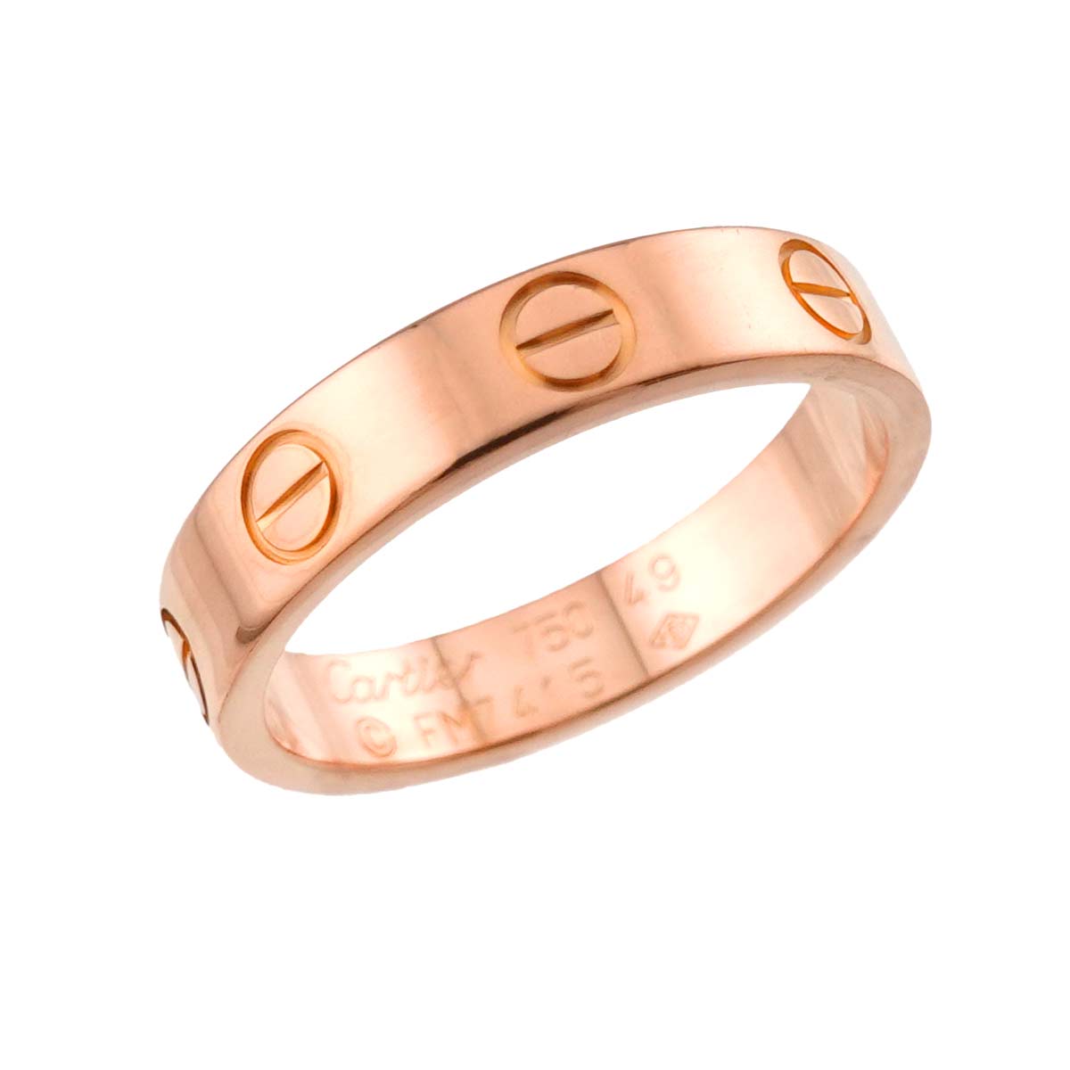 Mini Love Ring 18K Pink Gold 750 size49 4.75-5(US)