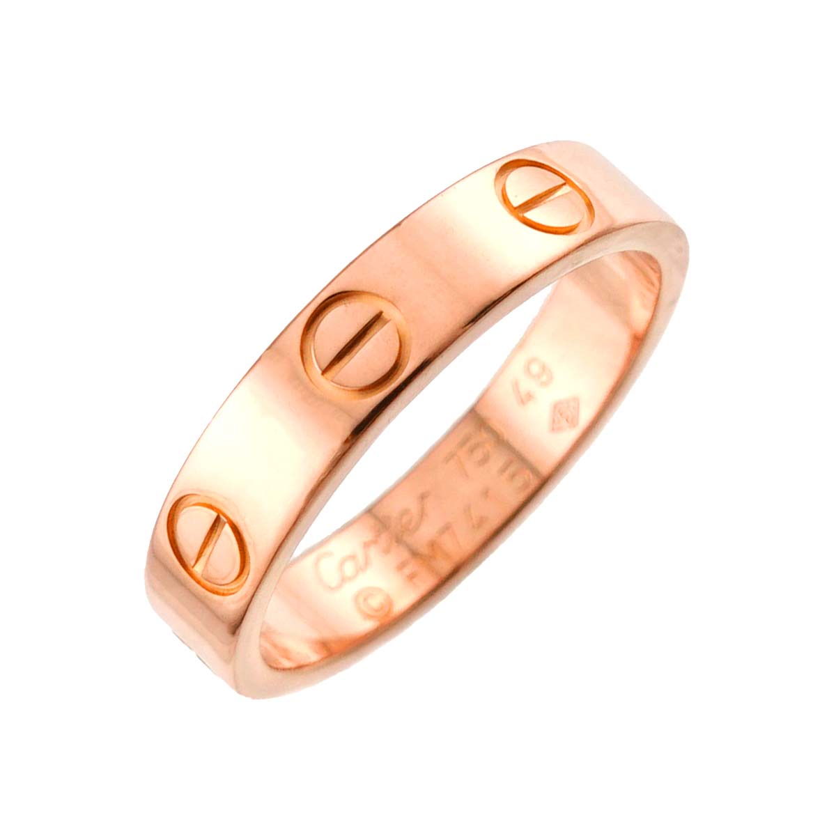 Mini Love Ring 18K Pink Gold 750 size49 4.75-5(US)