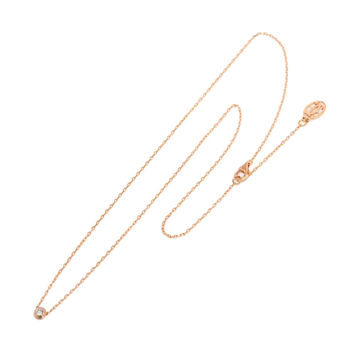 d Amour Diamond Necklace SM 18K Pink Gold 750
