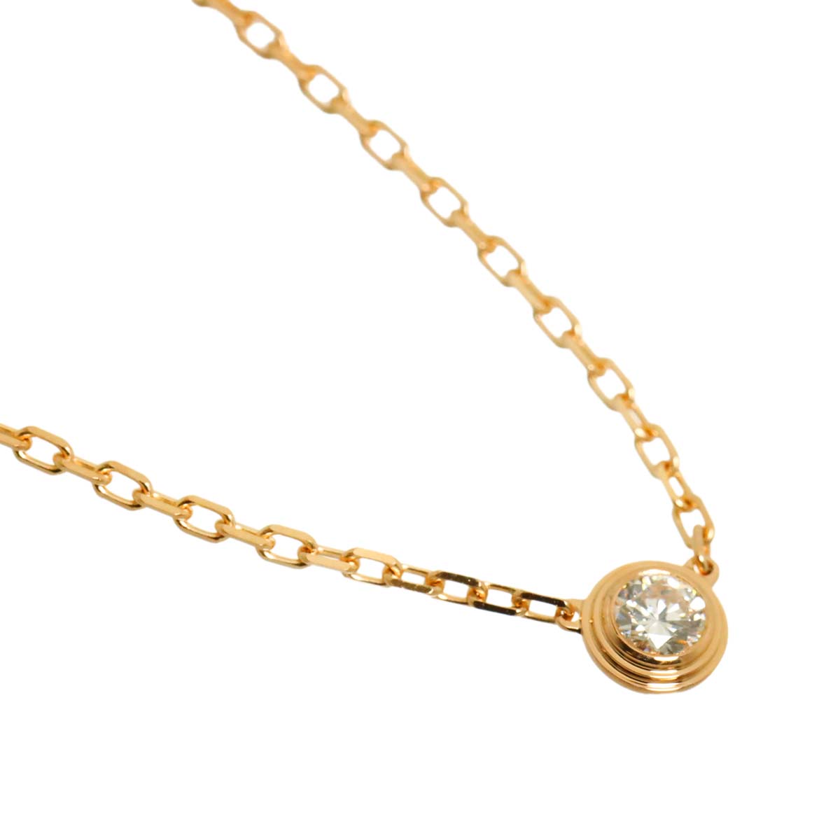 d Amour Diamond Necklace SM 18K Pink Gold 750