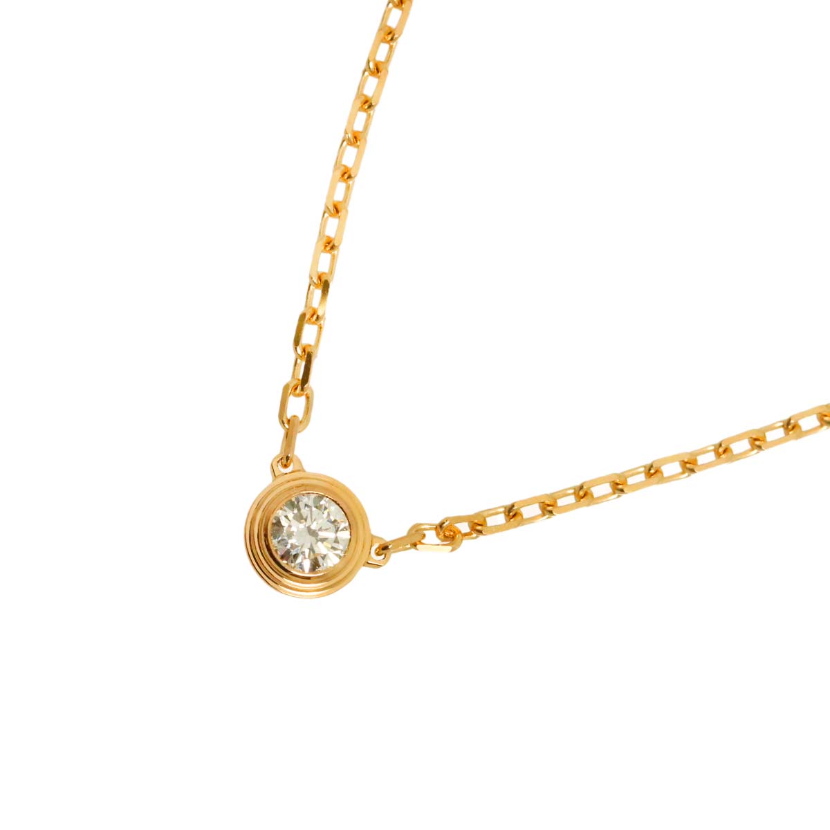 d Amour Diamond Necklace SM 18K Pink Gold 750