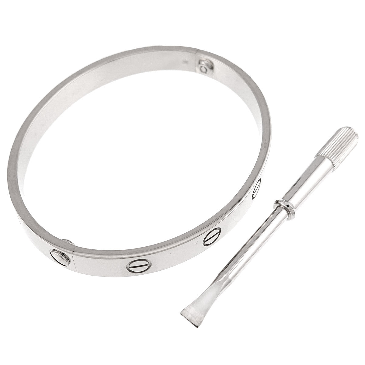 Love Bracelet Bangle 18K WG 750 Size17