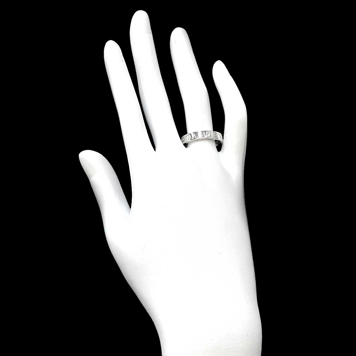 B-ZERO1 Diamond Ring 18K WG 750 size6.75-7.25(US)
