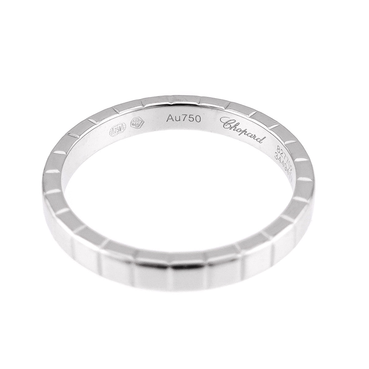 Ice Cube Ring 18K WG 750 Size3.75(US)