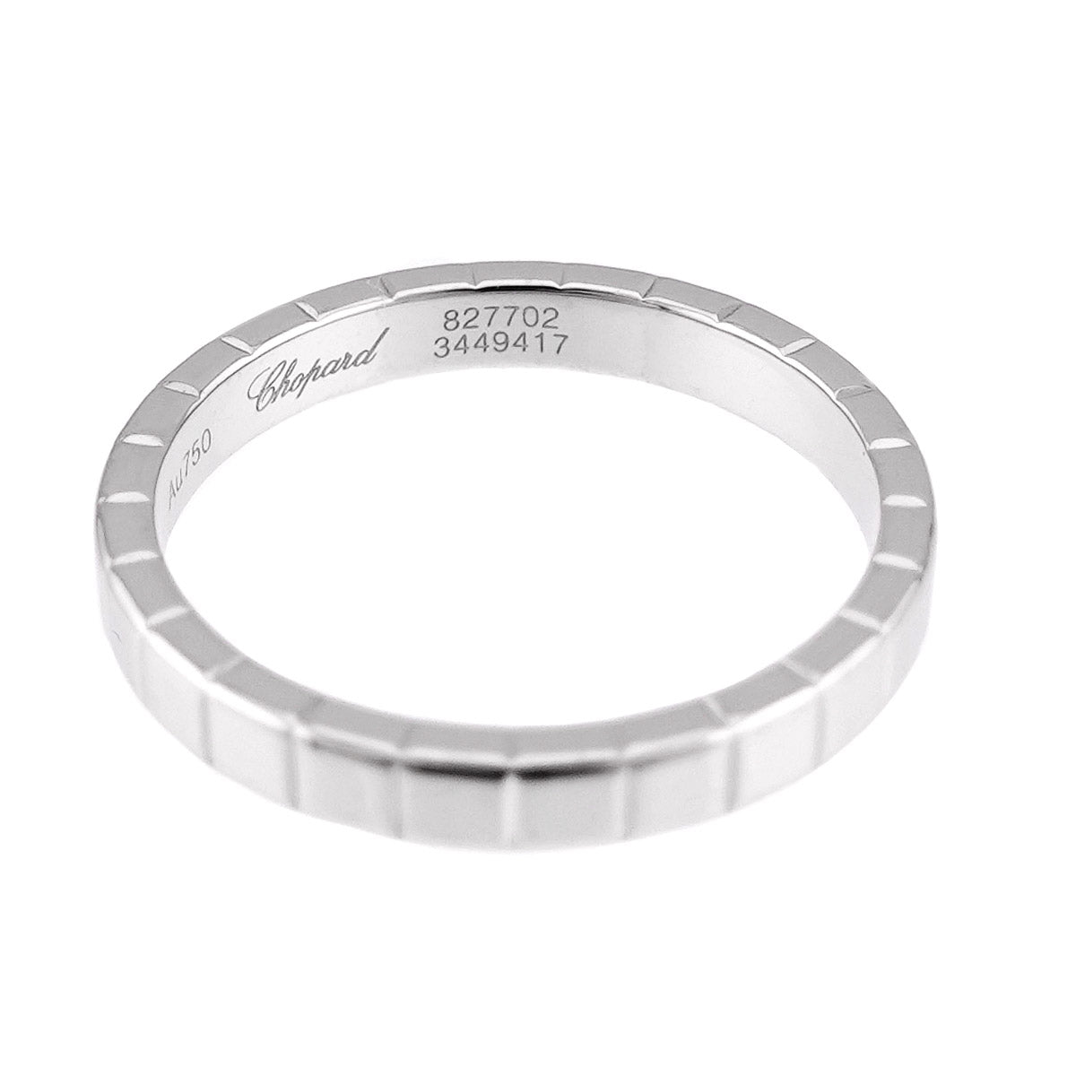 Ice Cube Ring 18K WG 750 Size3.75(US)