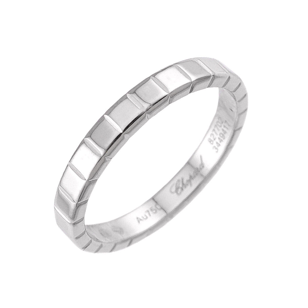 Ice Cube Ring 18K WG 750 Size3.75(US)