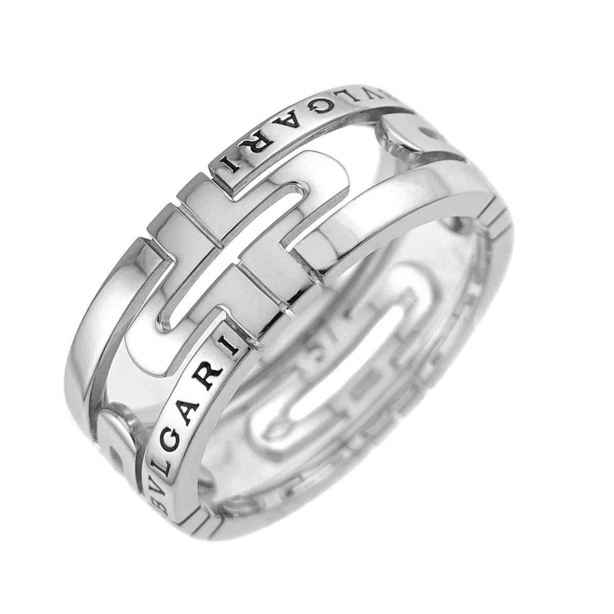 Parentesi Ring 18K White Gold 750 size57 7.5(US)