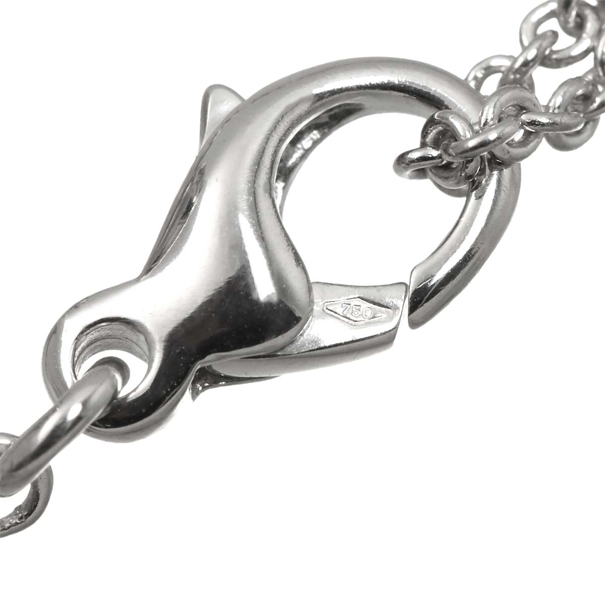 Parentesi Necklace 18K White Gold 750
