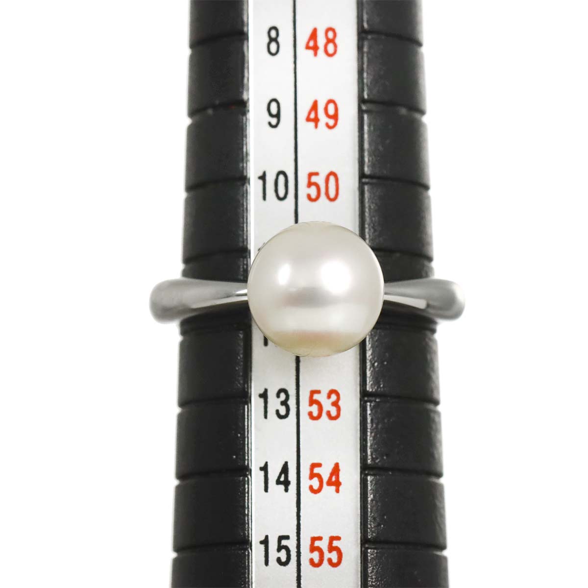 Akoya Pearl 8.4mm Ring 18K WG 750 5.5-5.75(US)