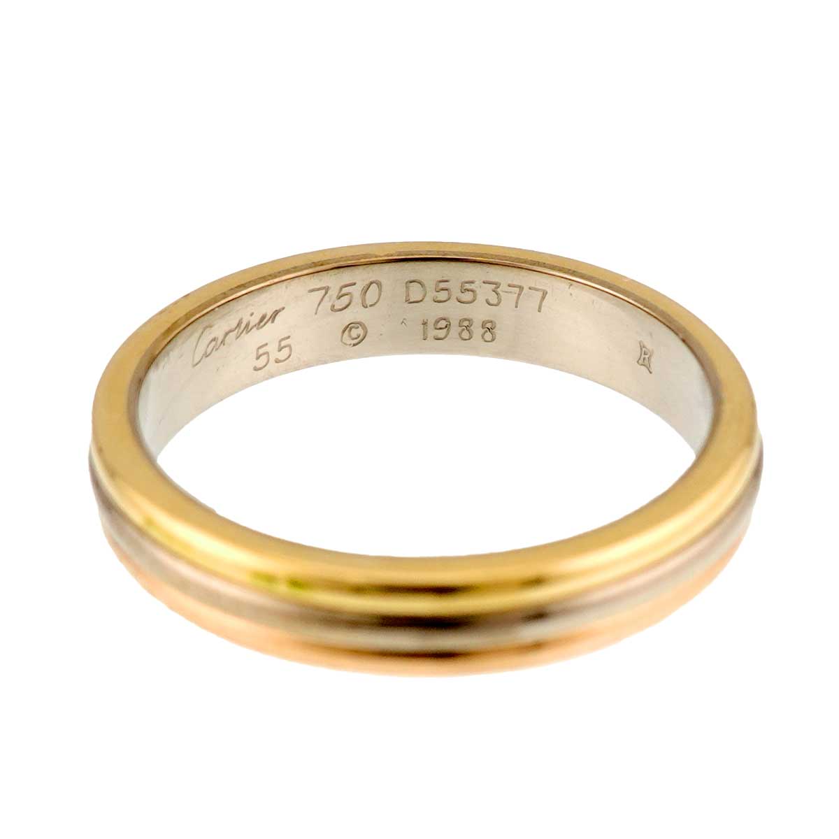 Vendome Ring 18K YG WG PG 750 size55 6.75-7.25(US)