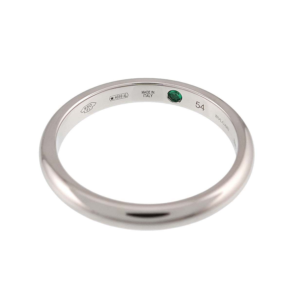 Emerald Ring Platinum size54 6.5-6.75(US)