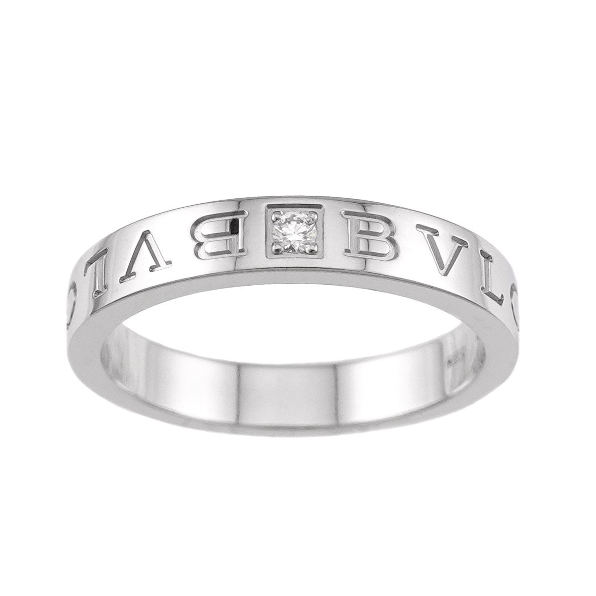 B-ZERO1 Diamond 1P Ring 18K WG 750 size9.75-10(US)