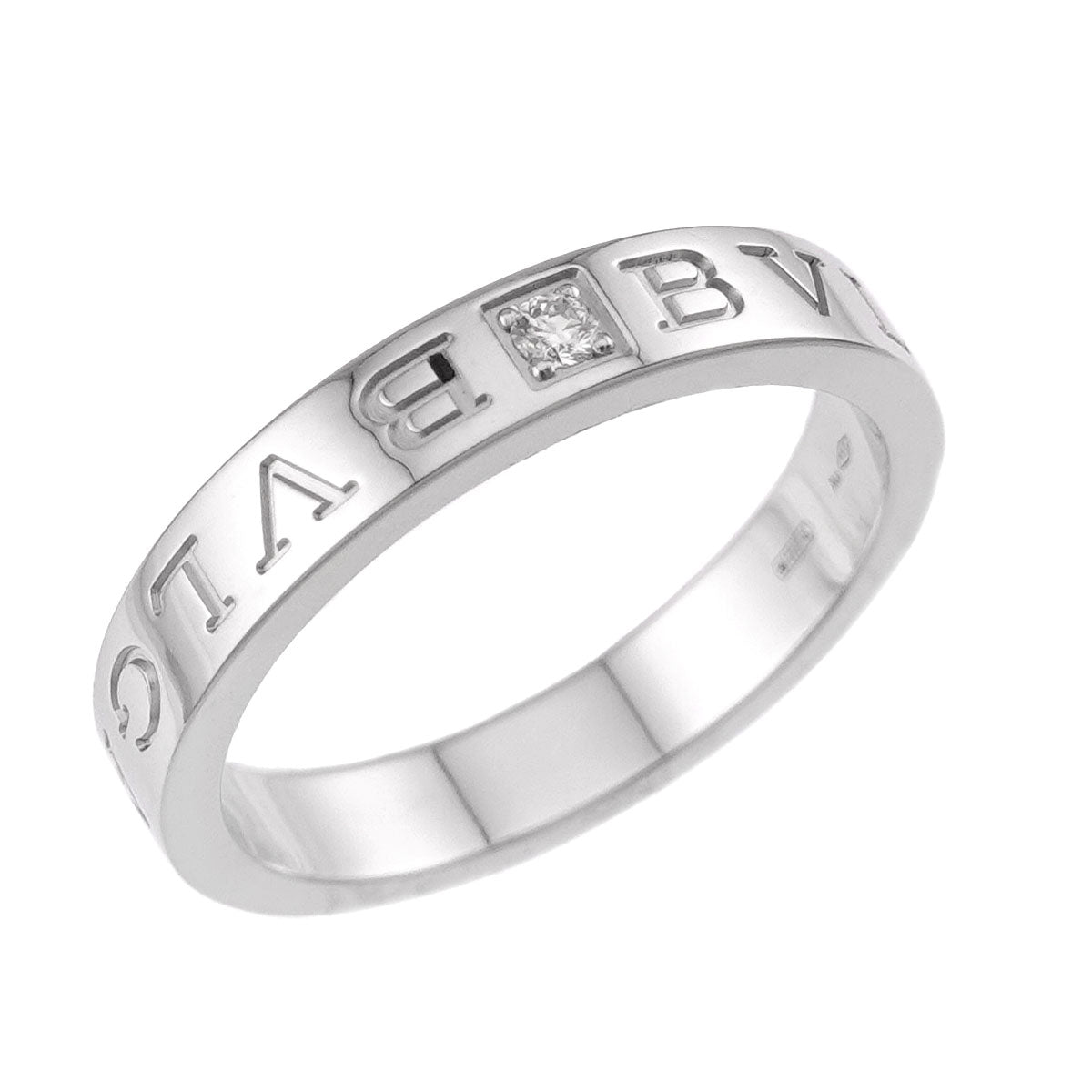 B-ZERO1 Diamond 1P Ring 18K WG 750 size9.75-10(US)